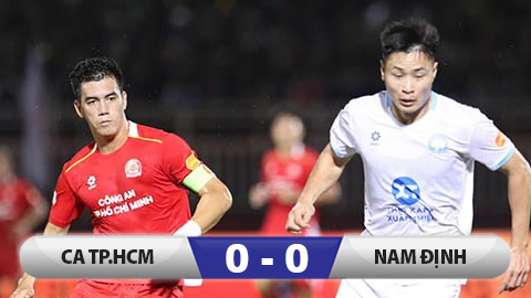 Kết quả CA TP.HCM 0-0 Nam Định: Hoà là hợp lý